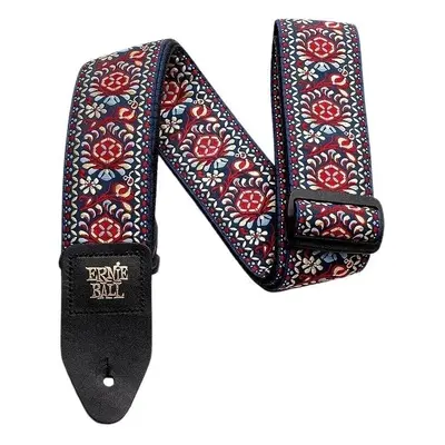 Ernie Ball Classic Jacquard Textile guitar strap Royal Bloom