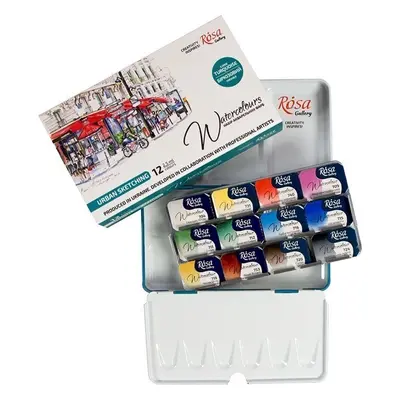 Rosa Set of Watercolour Paints Urban Sketching x 2,5 ml