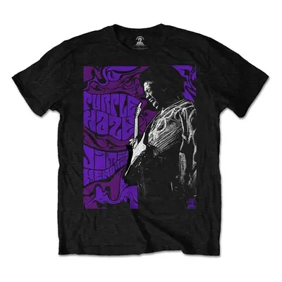 Jimi Hendrix T-Shirt Purple Haze Unisex Black