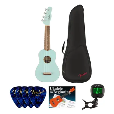 Fender Venice Ukulele WN SET Daphne Blue Ukulele