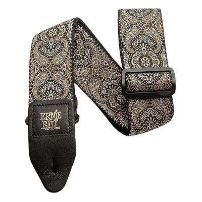 Ernie Ball Classic Jacquard Textile guitar strap Gold & Black Paisley