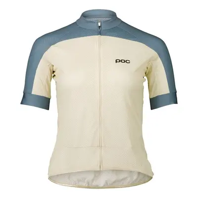 POC Essential Road Women's Logo Jersey Okenite Off-White/Calcite Blue