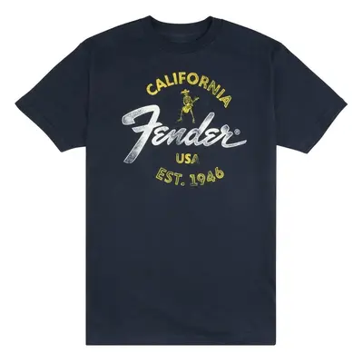 Fender T-Shirt Baja Blue Blue