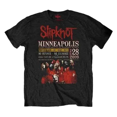 Slipknot T-Shirt Minneapolis '09 Unisex Black