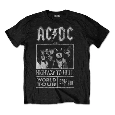 AC/DC T-Shirt Highway to Hell World Tour 1979/1980 Unisex Black