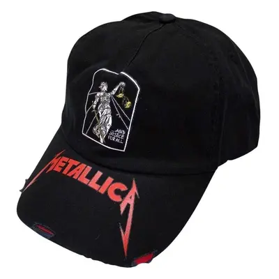 Metallica Cap And Justice For All Tombstone Black