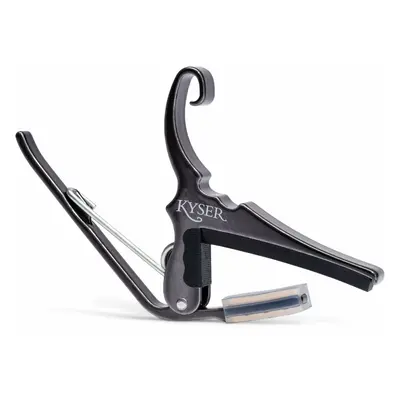 Kyser Quick-Change Black Chrome Acoustic Guitar Capo