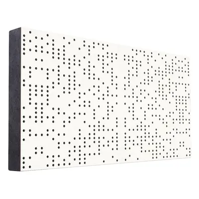 Mega Acoustic FiberPRO120 Binary Diffuser Negative White/Black Absorbent wood panel