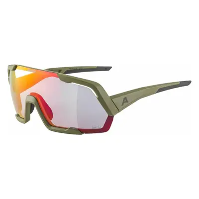 Alpina Rocket QV Olive Matt/Rainbow Cycling Glasses (unavailable)