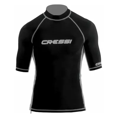 Cressi Rash Guard Man Short Sleeve T-Shirt Black