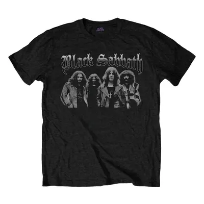 Black Sabbath T-Shirt Greyscale Group Unisex Black