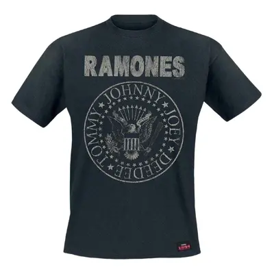 Ramones T-Shirt Seal Hey Ho Unisex Black