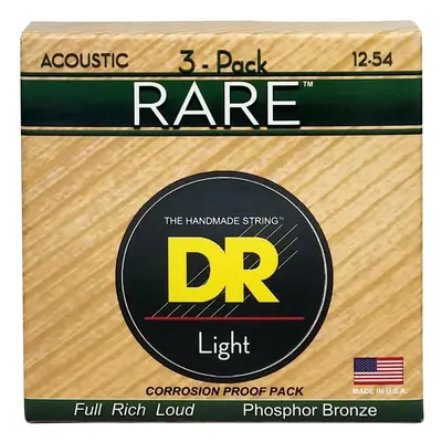 DR Strings RPM-12 Rare 3-Pack Guitar strings