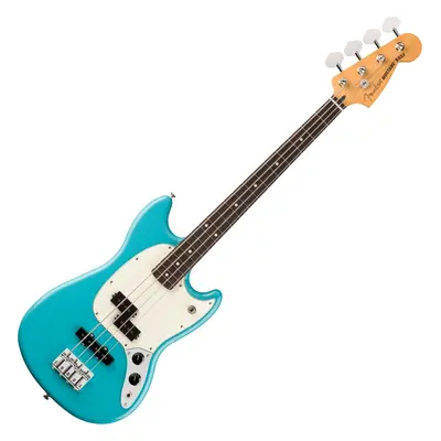 Fender Player II Series Mustang Bass RW Aquatone Blue 4-string Bassguitar