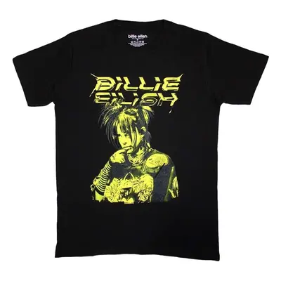 Billie Eilish T-Shirt Illustration Unisex Black