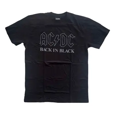 AC/DC T-Shirt Back In Black Unisex Black