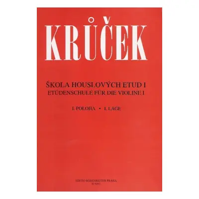 Václav Krůček Škola husľových etud I Sheet Music