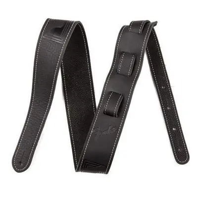 Fender Monogram Leather Guitar strap Black