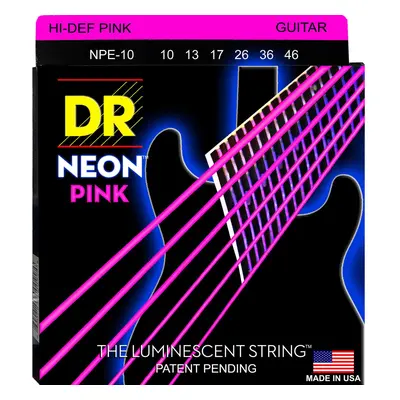 DR Strings NPE-10 Neon E-guitar strings