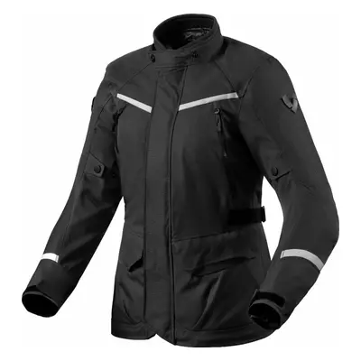 Rev'it! Voltiac H2O Ladies Black/Silver Textile Jacket