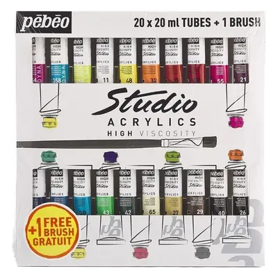 Pébéo 69.2920 Set of Acrylic Paints x ml