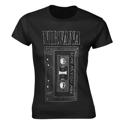 Nirvana T-Shirt As You Are Tape Womens Black