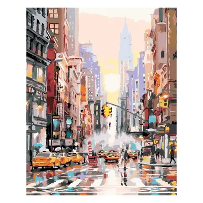 Zuty Painting by Numbers New York Street And Yellow Cabs (Richard Macneil) (unavailable)