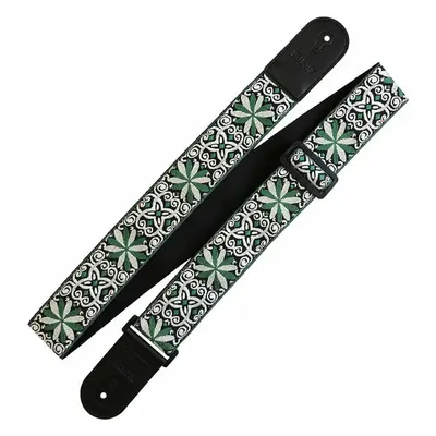 Richter Retro Textile guitar strap Green