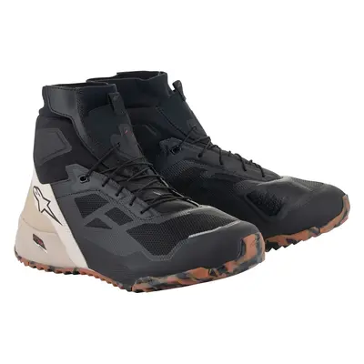 Alpinestars CR-1 Shoes Black/Light Brown Motorcycle Boots