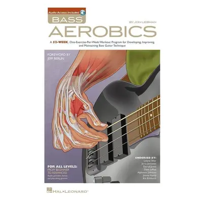 Hal Leonard Bass Aerobics Book with Audio Online Sheet Music