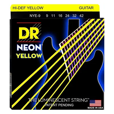 DR Strings NYE-9 Neon E-guitar strings