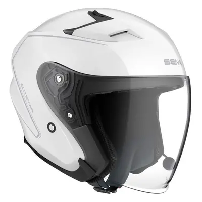 Sena Outstar Glossy White Helmet