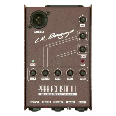 L.R. Baggs Para Acoustic DI Preamp + DI Guitar Effects Pedal