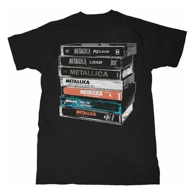 Metallica T-Shirt Cassette Unisex Black