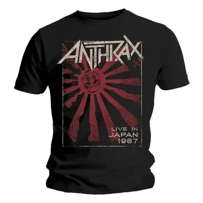 Anthrax T-Shirt Live in Japan Unisex Black