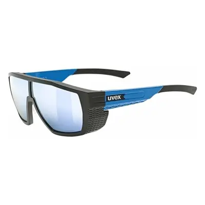 UVEX MTN Style P Black/Blue Matt/Polarvision Mirror Blue Outdoor Sunglasses