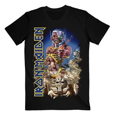 Iron Maiden T-Shirt Somewhere Back in Time Unisex Black