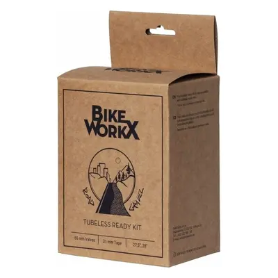 BikeWorkX Tubeless Ready Kit Road/CX mm Tire Repair Kit-Tubeless Rim Tape 60.0