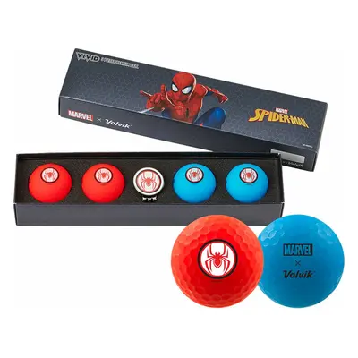 Volvik Vivid Marvel 2.0 Pack Golf Balls Spider Man Golf Balls