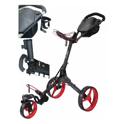 Big Max IQ² SET Phantom Black/Red Manual Golf Trolley