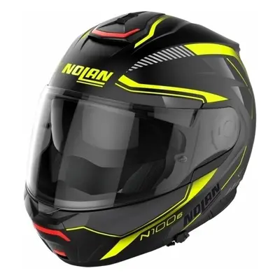 Nolan N100-6 Surveyor N-Com Flat Black Yellow/White/Antracite Helmet