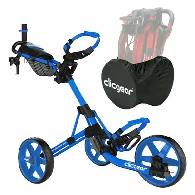 Clicgear Model 4.0 SET Matt Blue Manual Golf Trolley