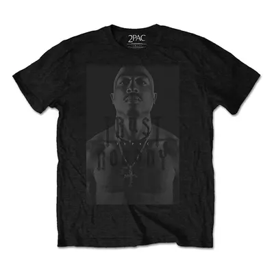 2Pac T-Shirt Trust no one Unisex Black