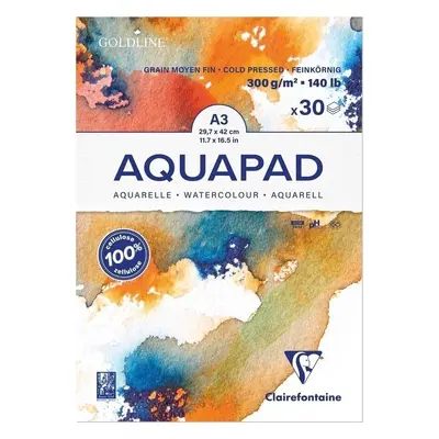 Clairefontaine Goldline Aquapad Glued Pad Sketchbook g