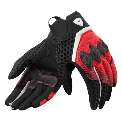 Rev'it! Gloves Veloz Ladies Black/Red Motorcycle Gloves