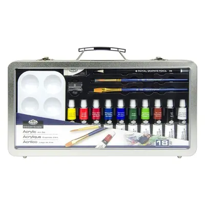 Royal & Langnickel Large Window Tin Set of Acrylic Paints x ml