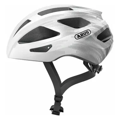 Abus Macator White Silver Bike Helmet