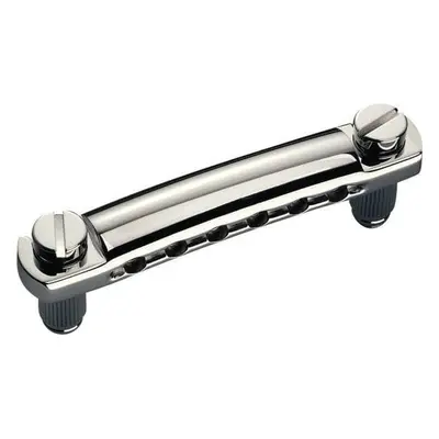 Schaller Stop Tailpiece Nickel Guitar Bridge