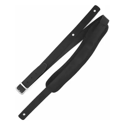 Richter Slim Deluxe Buffalo Black Guitar strap Black