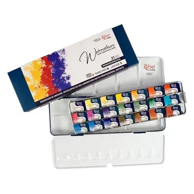 Rosa Set of Watercolour Paints Monopigmented x 2,5 ml